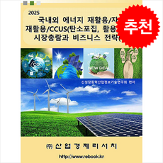 2025 국내외 에너지 재활용/자원 재활용/CCUS(탄소포집 활용 저장) 시장총람과 비즈니스 전략 (상) + 쁘띠수첩 증정, 산업경제리서치, 신성장동력산업정보기술연구회