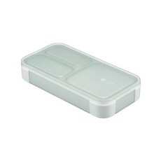 400ml [ ] 푸드맨 도시락 상자 세워 운반할 수 있는 얇은 도시락 상자 항균, 1개