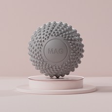 MAG 雙效花生按摩球 筋膜放鬆球 瑜珈健身滾動訓練, 1個, 太空灰磁療A款【OPP裝】