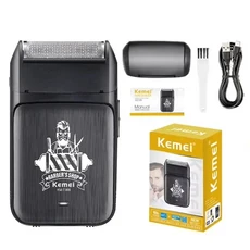 케메이 정품 충전식 헤어 클리퍼 전기 무선 트리머 면도기 남성용 KM-1071 1115 T366 Kit1 Kit2 Kit, 06 option 1