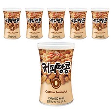 머거본 커피땅콩 130g 6캔, 6개