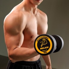멜킨 프리미엄 TPU 덤벨 클럽형 아령 근력 운동기구 덤벨, 7kg, 1개