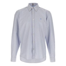 보스 스트라이프 버튼다운 셔츠