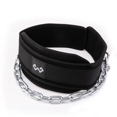 역도 딥스 풀업 벨트 체인 파워 리프팅 스쿼트, 3)Black