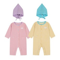 아가방 스킨스슬림우주복 모자 PINK YELLOW 01S117510_P413067455 570174