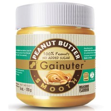제이넛터 무가당 100% 땅콩버터 스무스, 1개, 170g