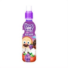 롯데칠성음료 브레드이발소 포도 사과, 235ml, 120개