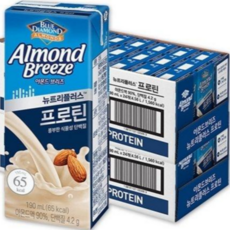 블루다이아몬드 아몬드 브리즈 뉴트리플러스 프로틴, 190ml, 60개