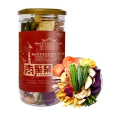 高宏顆顆香 蔬果脆片 大罐裝 11種蔬果一次滿足, 1個, 160g