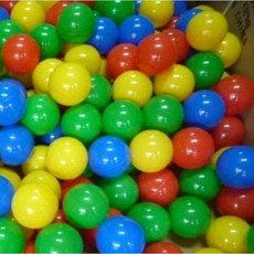 企鵝寶貝 台灣製 遊戲球 CE認證 500顆彩球 球屋球 小球, 亮彩球-500顆(顏色隨機), 1個
