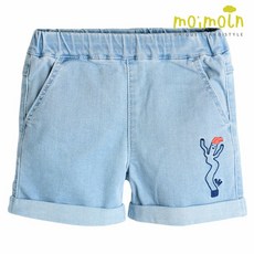 모이몰른 댄싱벌룬 4부 데님팬츠