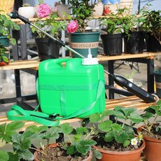 電動噴霧器 消毒農藥噴灑器 充電打藥機, 便攜式噴槍+5L綠色大壺