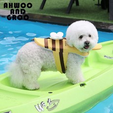 ins小蜜蜂狗狗救生衣可愛寵物游泳衣服夏季戶外夏天浮力背心清涼, 1個