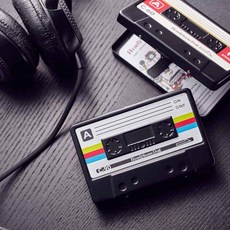 金屬烤漆造型名片盒/煙盒/錢夾/卡夾, 白綠藍紅線條, 1個