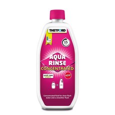 Thetford Aqua Rinse 750ml 攜帶型沖水馬桶專用 2倍濃縮 清潔劑, 詳見包裝, 詳見包裝