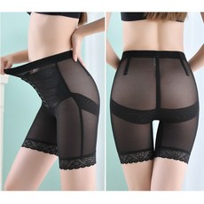 金便利 高腰美體褲 加長三排扣 束腰收腹提臀 黑色 XL