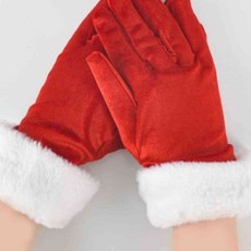 고급형산타장갑 벨벳 크리스마스파티 산타장갑 파티용품 크리스마스장갑