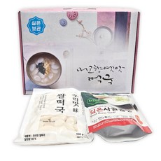 설명절선물 쌀떡국 깊은사골곰탕 세트 구정 단체 행사 답례, 1g, 1개