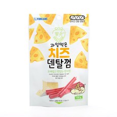포켄스 강아지 과일먹은 치즈덴탈껌, 딸기, 100g, 2개