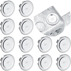 12개의 녹아웃 씰 전기 박스 플러그 원형 강철 탈착식 사용하지 않는 콘센트를 닫을 수 있는 다양한 크기 도관 파이프 크기12인치와 호환 가능, 3/4 Inch