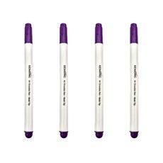 키링 기화 수성펜 보라펜 물펜 에어이레이저 바보펜, 4개, 보라색