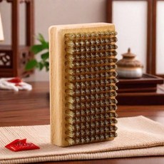 스노우보드 왁싱 말털 구리 스키 브러쉬 스노보드 솔, 1개, 구리 와이어