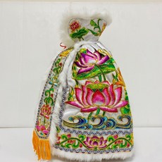 古德 立領觀音竹衣 浮繡高領竹衣 觀音菩薩竹衣 舒適透氣