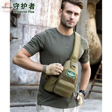 守護者 Protector Plus 戰術單肩斜挎包, 均碼,黑色(簡約版)