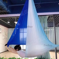 【熱銷 】‹吊床固定盤› 空中瑜伽吊床 固定盤 吊繩支架器材家用室內吊床布旋轉配件瑜伽館用, 五米孔雀藍全套帶配件, 1個