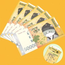 고양이 오만원모양 귀여운 돈봉투 5매 170x83mm 편지 현금 용돈