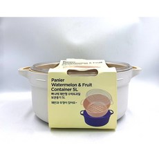 빠니에 채반형 수박 과일 보관용기 5L, 1개
