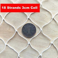 헤비 듀티 버드 개를위한 나일론 사슴 울타리 정원 보호 펜싱 메쉬 고양이 작물, [04] 4mx5m, [02] 3cmx3cm cell, 1개