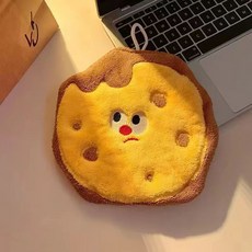 優選好物 可愛手巾掛式卡通衛生間吸水加厚不掉毛巾廚房珊瑚兒童抹布手帕, 1個, 【倔犟曲奇】