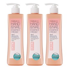 과일나라 바세린 모이스처 이엑스 핸드 앤 네일 에센스 크림, 500ml, 3개