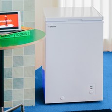 포쿨 미니냉동고 100L 소형 가정용 업소용 FC-100BDW, 화이트 화이트