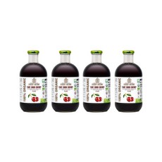 조지아스내추럴 유기농 NFC 타트체리주스, 1L, 4병