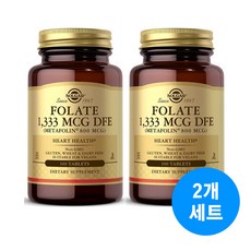 솔가 활성 활성형 엽산 메타폴린 800mcg 100정 2개