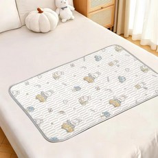 兔兔派對 防滲透可洗經期墊 80*120cm, 郵差小兔  防滲透+可洗,50*70cm, 1個