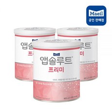 [브랜드정품]ABSOLUTE매일유업 앱솔루트 프리미 특수분유 400g 3캔 초유밀 알러지분유, 프리미 400g 3캔