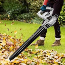 유선송풍기 낙엽 청소기 대포 청소 블로워 배풍기 제설 제설기 무선 낙엽송풍기 눈 흡입기, 2200W 드라이기+15m 케이블