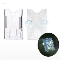 CDRW 주차 카드케이스 투명카드홀더, 테이프