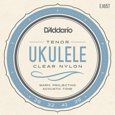 D'Addario 烏克麗麗套弦 EJ65T EJ65C 透明尼龍弦, 1個
