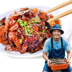 연평도 꽃게 양념 게장 꽃게장 국내산, 1개, 600g