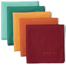 DRYKI 땀 흡수 손수건 - 오리지널 포켓 사이즈 스웨트 타월 얼굴 손 및 몸을 위한 빠른 건조 극세사 걸레 남성 여성 체육관 스포츠 직장(다크 그레이: 5팩) 19514, Mountain