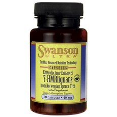 Swanson 斯旺森 7-HMR木脂素膠囊 40mg, 60顆, 1罐