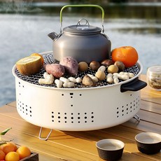 캠핑용 미니화로 가정용 화로 1인용 바베큐 그릴 F111, 1개