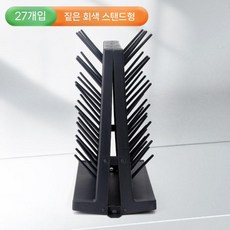 초자걸이 실험실 유리병 건조대 고정 플라스크 홀더 초자대, I. 다크 회색 세로 막대 27개
