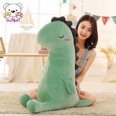 대형 공룡 봉제 동물 귀여운 인형 큰 애착, A. 녹색, A. 40cm