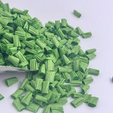 爆米花紙粒 倉鼠墊料 純木漿保暖無塵蓬鬆, 1個, 綠色（短紙粒）,400g