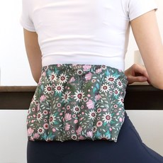 애슬라 허브 복부 허리 찜질팩 일반형 모던 플라워 ZH-W1, 1개